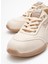 Bağcıklı Kadın Spor Ayakkabı; Bej Vizon 3