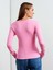 32024 Çıtçıtlı Modal Karışımlı Top-Pembe 2