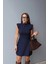 Lacivert Triko Elbise 2