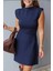 Lacivert Triko Elbise 3