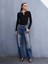 72062 Bol Kesim Denim Pantolon-Tint 1