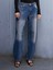 72062 Bol Kesim Denim Pantolon-Tint 5