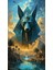 Yunan Tanrısı Anubis V1 Ev Duvar Salon Güzellik Salonu Ofis Dükkan Dekarasyon Kanvas Tablo 2