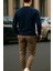 Erkek Uzun Kollu Kışlık Comfort Lacivert Sweatshirt 2