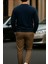 Erkek Uzun Kollu Kışlık Comfort Lacivert Sweatshirt 5
