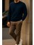 Erkek Uzun Kollu Kışlık Comfort Lacivert Sweatshirt 6