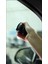 K009 360 Derece Dönebilen Vakumlu Magnetik Telefon Tutucu Ayna-Cam-Araba Siyah+ 2ADET Metal Halka 7