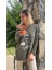 LS6211 Italyan Kalp Desenli Triko Bluz Haki 4