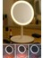 3 Renkli LED Modlu, Katlanabilir Masaüstü Makyaj Aynası 1
