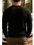 Erkek Günlük Pamuklu Comfort Siyah Basic Sweatshirt 5