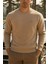 Erkek Günlük Pamuklu Comfort Krem Basic Sweatshirt 4