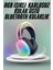 Kulak Üstü Kablosuz Bluetooth Kulaklık Unısex Renkli Işıklı Kulaklık 2