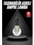 3 Farklı Mod Led'li Şarjlı Asma Kancalı Kamp Lambası Taşınabilir Ampul 2