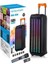 NDR-1098 8" Taşınabilir Büyük Boy Rgb Bluetooth Kablosuz Mikrofonlu Parti Hoparlörü 1