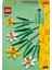 LEGO Botanicals Nergis 40747- Dekoratif, Koleksiyonluk ve Sergilenebilir Çiçek Modeli Yapım Seti (216 Parça) 5