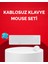 Tam Boy Kablosuz Klavye Mouse Seti - Gelişmiş Bağlantı ve Sessiz Performans 1