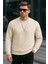 Erkek Basic Bisiklet Yaka Kışlık Bol 3 Lü Sweatshirt 2