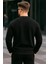 Erkek Basic Bisiklet Yaka Kışlık Bol 3 Lü Sweatshirt 7