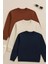 Erkek Basic Bisiklet Yaka Kışlık Bol 3 Lü Sweatshirt 1
