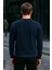 Erkek Basic Bisiklet Yaka Kışlık Bol 3 Lü Sweatshirt 7