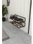 Duvar Montajlı Metal Ayakkabılık 2 Parçalı Ayakkabı Düzenleyici Antre & Hol Toparlayıcı 22X70X20 cm 2