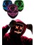 LED Işıklı Neon Maske Cadılar Bayramı Maskesi Korkunç Korku Maskesi 4