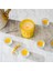 Svartoxbar Kokulu Tealight Mum Sarı 3.5 Saat 30 Adet Mimoza 4