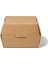 Tekli Oluklu Hamburger Kutusu 100'LÜ Paket | 13X13X10 cm 2