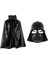 Çocuk Boy Yıldız Savaşları Wars Darth V Maskesi ve 90 cm Pelerin Seti Siyah 1