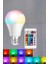 Rgb LED Lamba LED Işık Ampul Renk Değiştirebilen 100 Watt 4