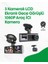 2.0” LCD Ekranlı, Döngüsel Kayıt Özellikli Üç Kameralı Oto Kamera 1