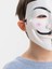 Beyaz Renk Pembe Yanaklı Ithal V For Vendetta Maskesi 2