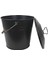 15 Litre Kapaklı Metal Siyah Kova - Çok Amaçlı Saklama Kabı ve Saksı (30x27/23 cm) 6