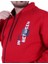 Mocgrande Büyük Beden Kapüşonlu Fermuarlı 3ip Sweat In Between 25717 Kırmızı 4
