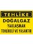 Tehlike Doğalgaz Yaklaşmak Tehlikeli ve Yasaktır Uyarı Levhası 25X35 KOD:751 1