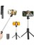 Tripod Selfie Çubuğu Bluetooth Kumandalı Kablosuz LED Işıklı 4