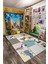 Dekoratif Yıkanabilir, Kaymaz Tabanlı, Modern Çocuk Odası Halısı - FR176 1
