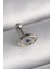 Bfs 316L Çelik Gümüş Renk Zirkon Taşlı Göz Tragus Piercing 1