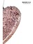 Yılbaşı Çam Ağacı Süsü Simli Kalp Rose Pembe 10 cm 2