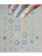 5d Kabartmalı Bohem Tırnak Süsleme Stickerı 0481 Nail Art Süslemeleri 2