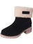 Küllü Kahverengi Içi Kürklü Nubuck Kısa Outdoor Kadın Bot ,kışlık Kadın Bot 5