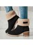 Küllü Kahverengi Içi Kürklü Nubuck Kısa Outdoor Kadın Bot ,kışlık Kadın Bot 6