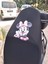 Minnie Mouse Desenli Siyah Motosiklet Koltuk Kılıfı Ekonomik 5