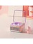 Nostalji Mini Plak Görünümlü Radyolu Bluetooth Hoparlör 3D Ses Dalgası Retro Müzik Plak Pembe ( Lisinya ) 3