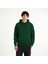 Pamuklu 3 İplik Basic Kapşonlu Sweatshirt, Erkek Sweatshirt, Yeşil Basic Sweatshirt, Hoodie 2