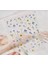 Rengarenk Bahar Otları Tırnak Süsleme Stickerı Nail Art Süslemeleri 1