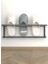 Duvar Montajlı Metal Terlik Düzenleyici Modern Minimalist Antre & Hol Toparlayıcı 15X58X10 cm 2