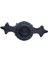 Antika Tarz Dekoratif Pirinç Çizgili Düğme - 35X100 Mm, Büyük, Oksit ( Lisinya ) 1