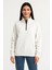 Monsi Kadın Üç Iplik Dık Yaka Yarım Fermuarlı Sweatshirt 2