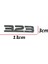 Mazda Yazı 323 98-02 Arka (323 Yazısı) 1